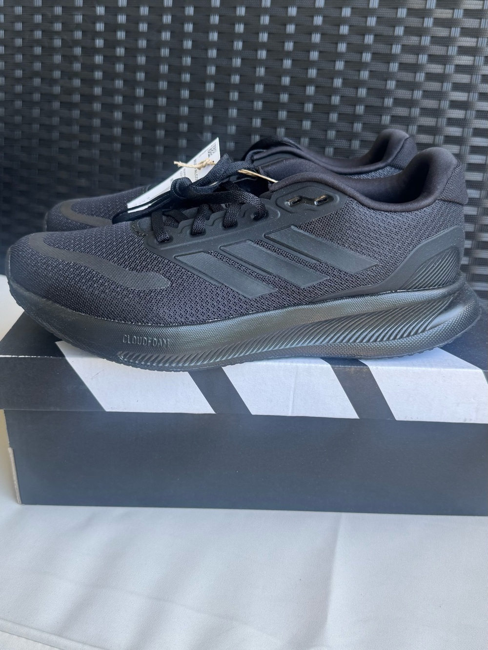 adidas Runfalcon 5 Black Athletic Sneakers